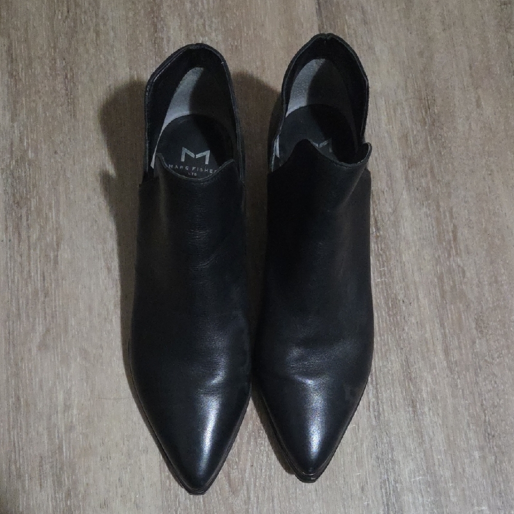 Marc Fisher Black Ankle Booties